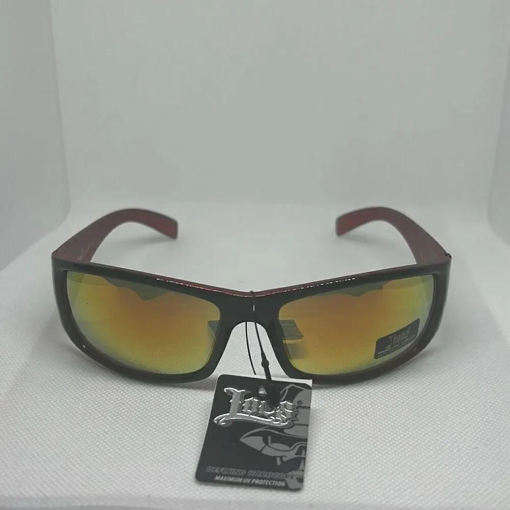 LOCS Mens hardcore Mirrored Sunglasses